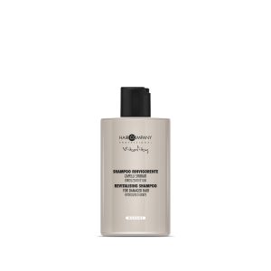 Hair Company UK A bottle of Hair Company Professional 0107 Revitalizing Hair Shampoo for damaged hair, featuring a neutral-toned label and a sleek black cap.