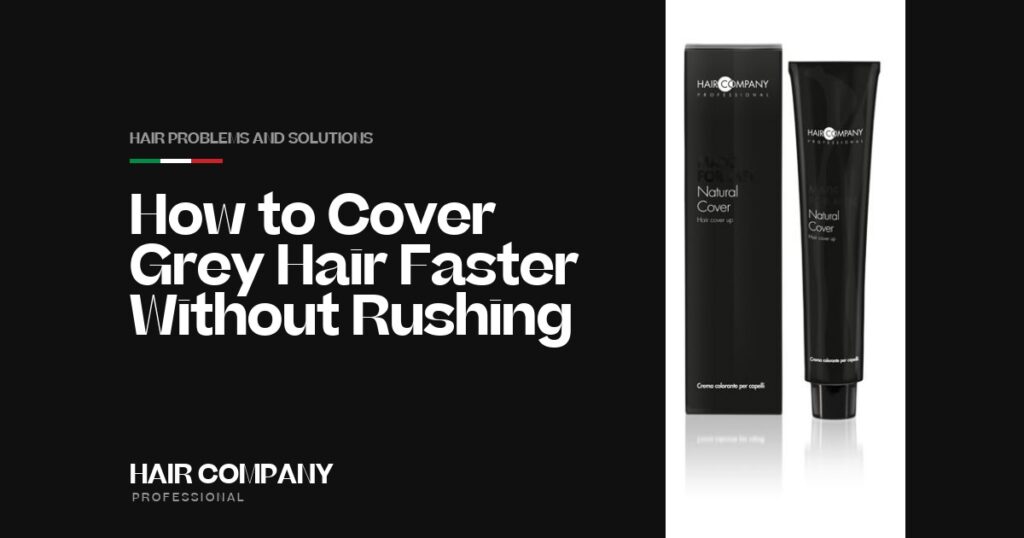 How to Cover Grey Hair Faster Without Rushing. NATURAL COVER COLOURING CREAM FOR MEN, Hair Company Professional UK