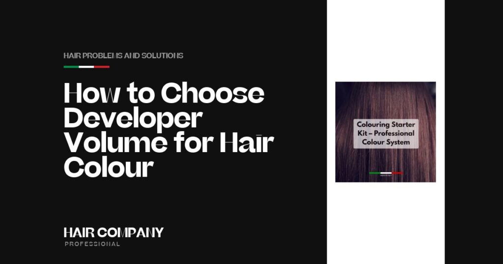 How to Choose Developer Volume for Hair Colour. Colouring Starter Kit – Professional Colour System, Hair Company Professional UK