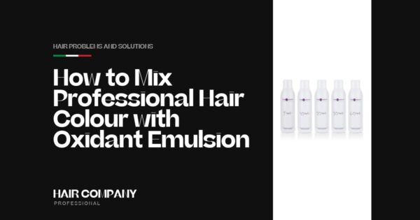 How to Mix Professional Hair Colour with Oxidant Emulsion. OXIDANT EMULSION 1000ML, Hair Company Professional UK