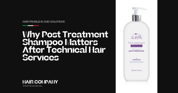 Why Post Treatment Shampoo Matters After Technical Hair Services. POST TREATMENT SHAMPOO 1000ML, Hair Company Professional UK