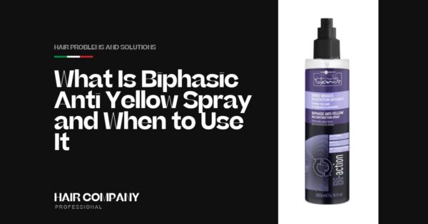 What Is Biphasic Anti Yellow Spray & When to Use It. BIPHASIC ANTI-YELLOW RECONSTRUCTION SPRAY, Hair Company Professional UK