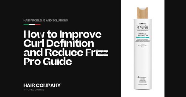 How to Improve Curl Definition and Reduce Frizz: Pro Guide. FRIZZ OUT SHAMPOO 1000ML, Hair Company Professional UK
