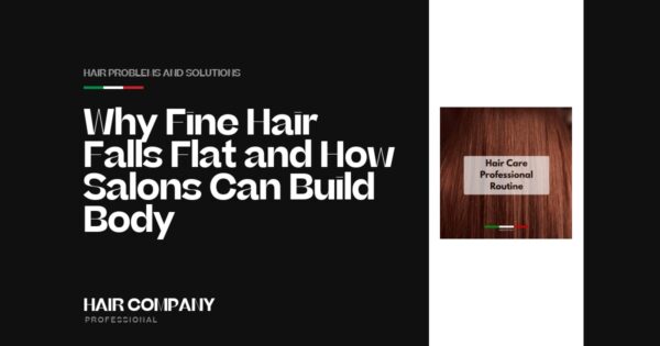 Why Fine Hair Falls Flat & How Salons Can Build Body. Hair Care Professional Routine, Hair Company Professional UK