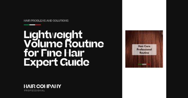 Lightweight Volume Routine for Fine Hair: Expert Guide. Hair Care Professional Routine, Hair Company Professional UK