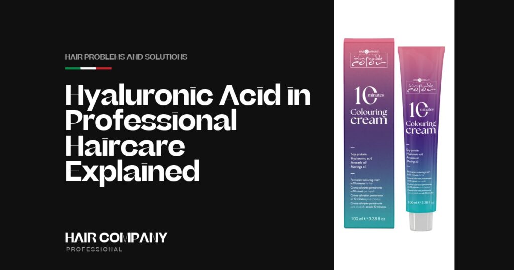 Hyaluronic Acid in Professional Haircare Explained. 10 MINUTES COLOURING CREAM, Hair Company Professional UK
