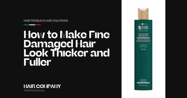 How to Make Fine Damaged Hair Look Thicker and Fuller. HAIR REPAIR SHAMPOO 250ML, Hair Company Professional UK