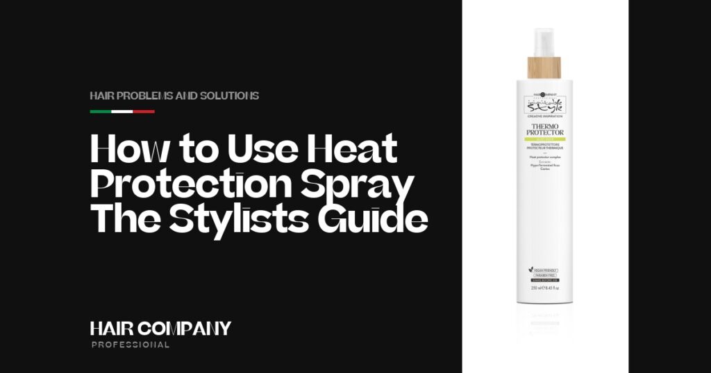 How to Use Heat Protection Spray: The Stylist’s Guide. THERMO PROTECTOR 250ML, Hair Company Professional UK