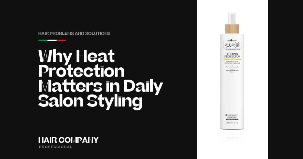 Why Heat Protection Matters in Daily Salon Styling. THERMO PROTECTOR 250ML, Hair Company Professional UK