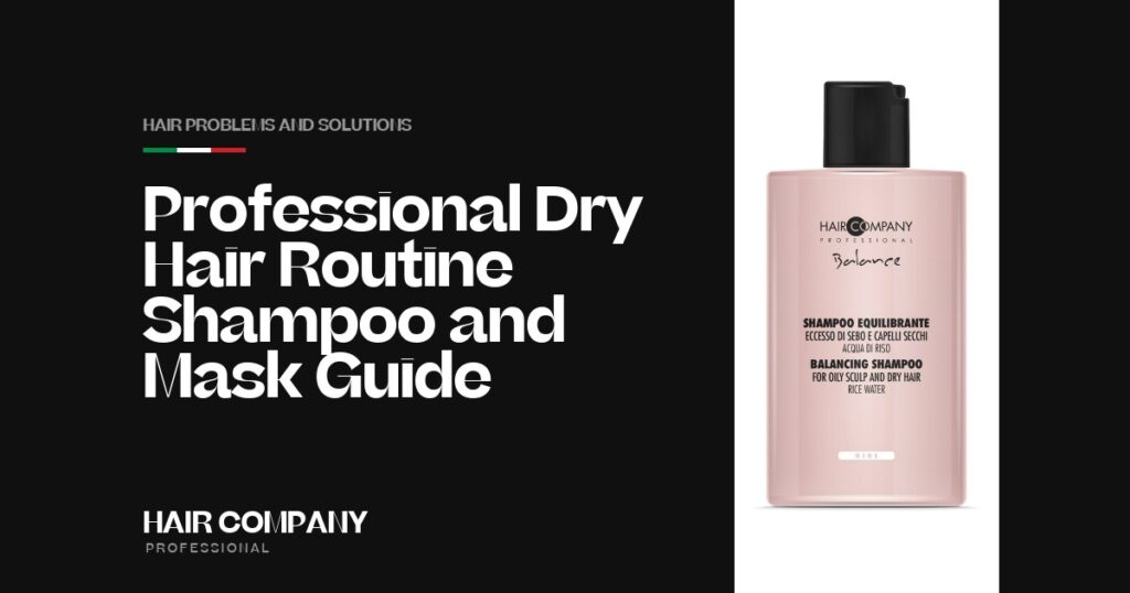 Professional Dry Hair Routine: Shampoo & Mask Guide. BALANCE DRY HAIR SHAMPOO, Hair Company Professional UK