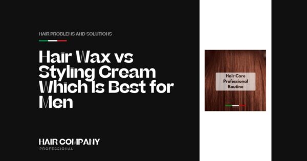 Hair Wax vs Styling Cream: Which Is Best for Men?. Hair Care Professional Routine, Hair Company Professional UK