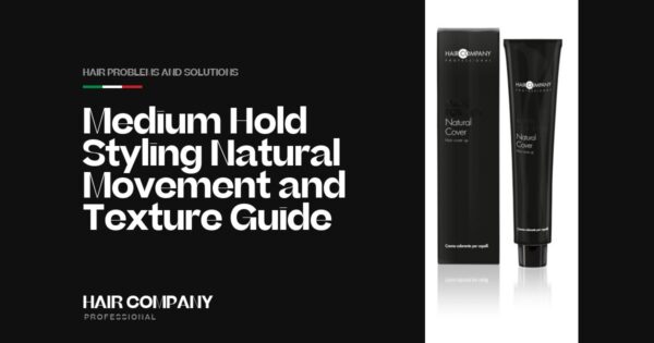 Medium Hold Styling: Natural Movement & Texture Guide. NATURAL COVER COLOURING CREAM FOR MEN, Hair Company Professional UK