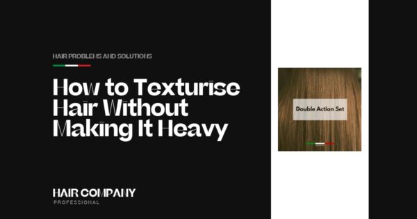 How to Texturise Hair Without Making It Heavy. Double Action Set – Scalp Balance & Hair Repair, Hair Company Professional UK